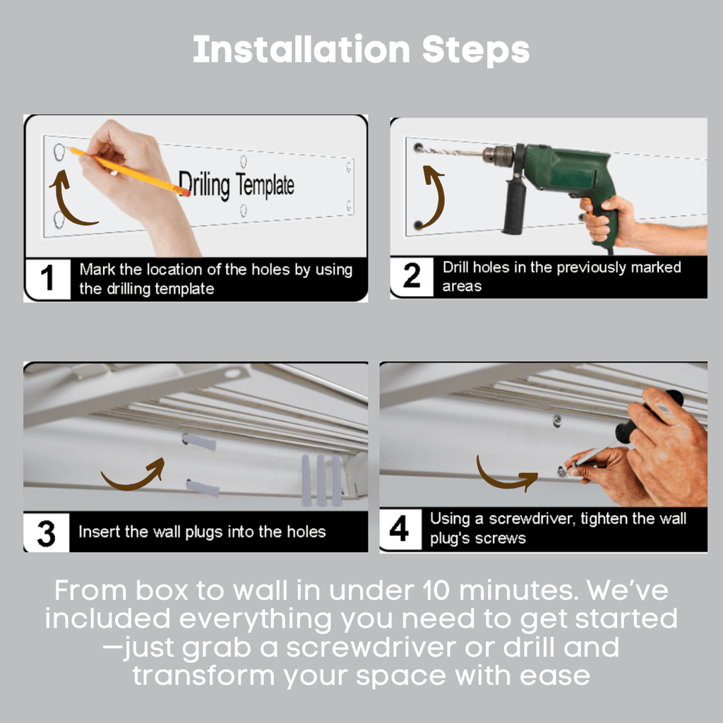 Foldable Space Saving Drying Rack